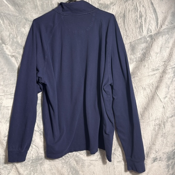 Chaps quarter zip pullover‎ sweatshirt men’s XXL blue - Picture 6 of 13
